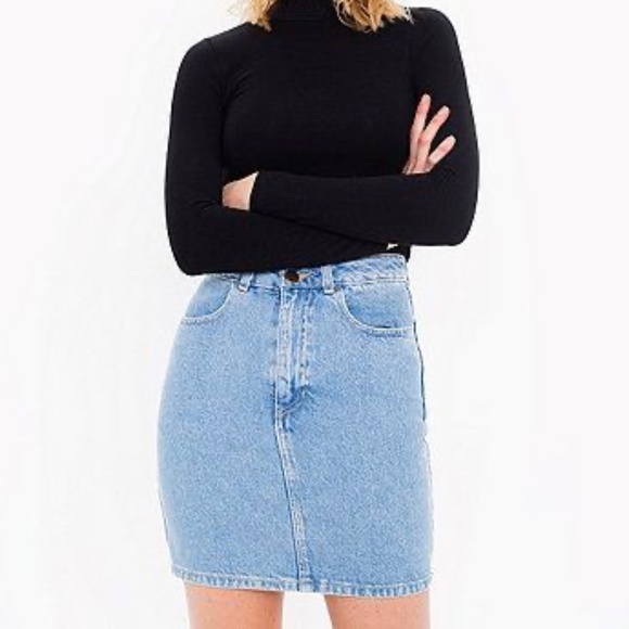 American Apparel Denim Skirt (L) - Picture 2 of 5